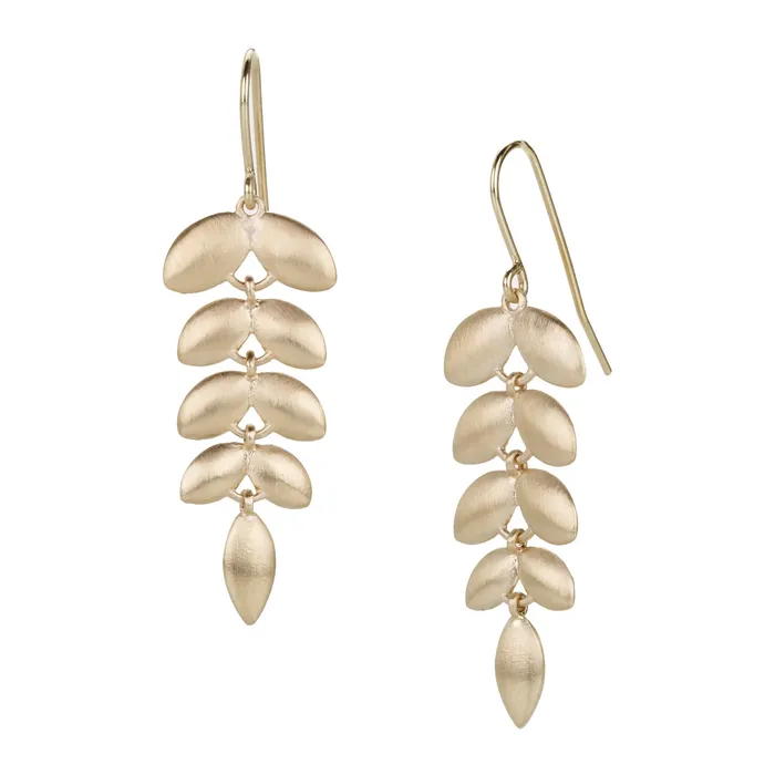 Trailing Leaf Earrings Nicole Landaw Earrings