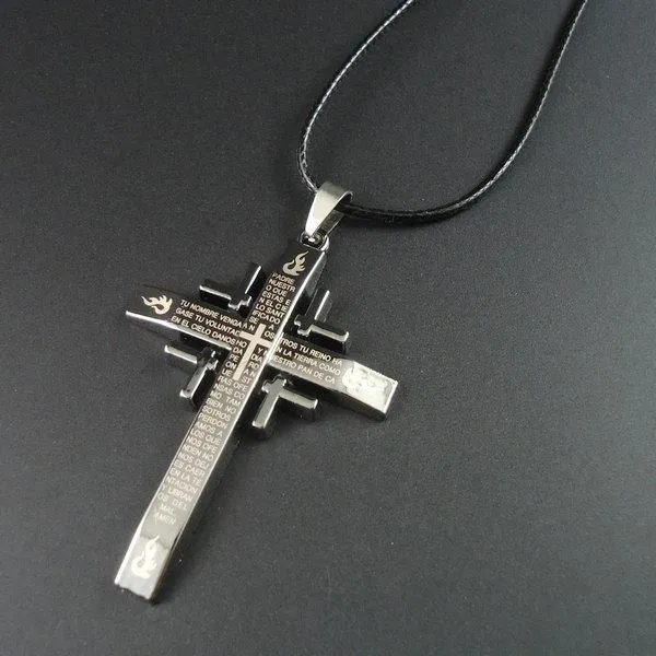 Arrival Rope Bible And Cross Necklace Pendant sparklingselections Necklaces Arrival Rope Bible And Cross Necklace Pendant sparklingselections Necklaces