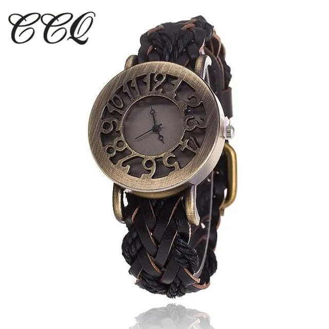 Bracelets sparklingselections New Stylish Braided Leather Bracelet Watch Bracelets sparklingselections New Stylish Braided Leather Bracelet Watch