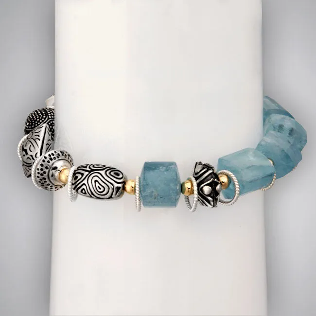Brazilian Aquamarine Bracelet334234 Elisa Ilana Bracelets