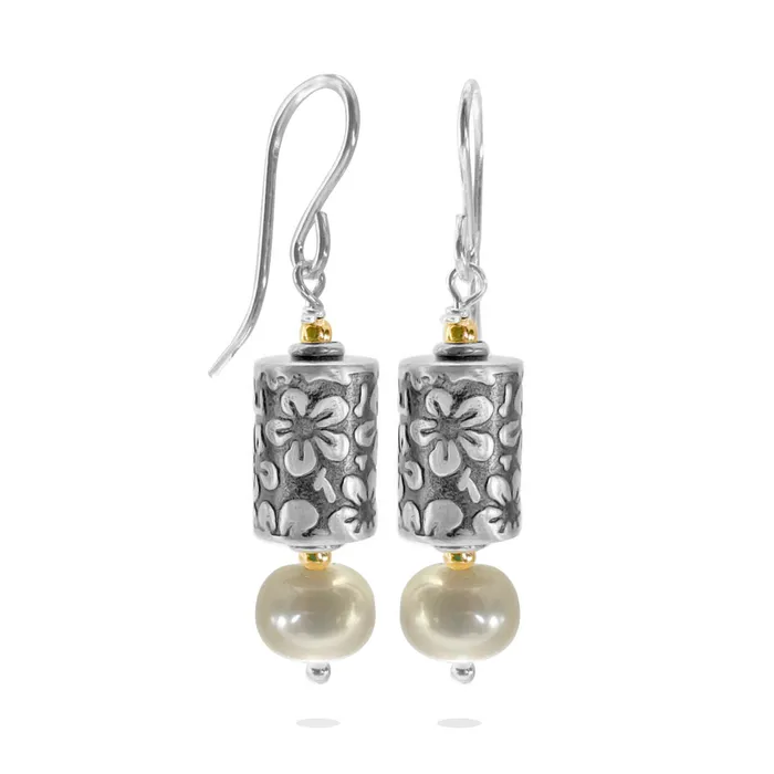 Earrings Elisa Ilana Forget Me Knot Pearl Earrings