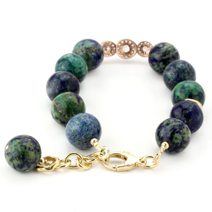 Elisa Ilana Bracelets Lollies Azurite Malachite Bracelet 344587 Elisa Ilana Bracelets Lollies Azurite Malachite Bracelet 344587