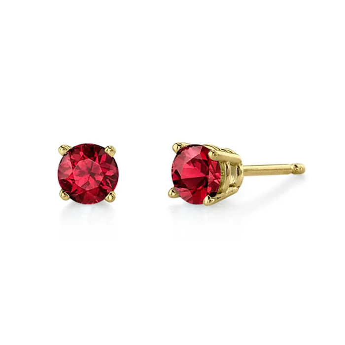 Elisa Ilana Earrings Ruby 35mm Earrings4252