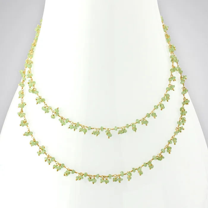 Elisa Ilana Necklaces Peridot II 14KTGF Necklace