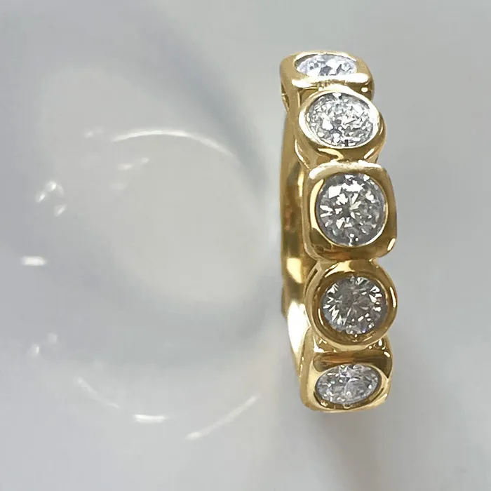 Elisa Ilana Rings 14k YG 094 CT Diamond Ring