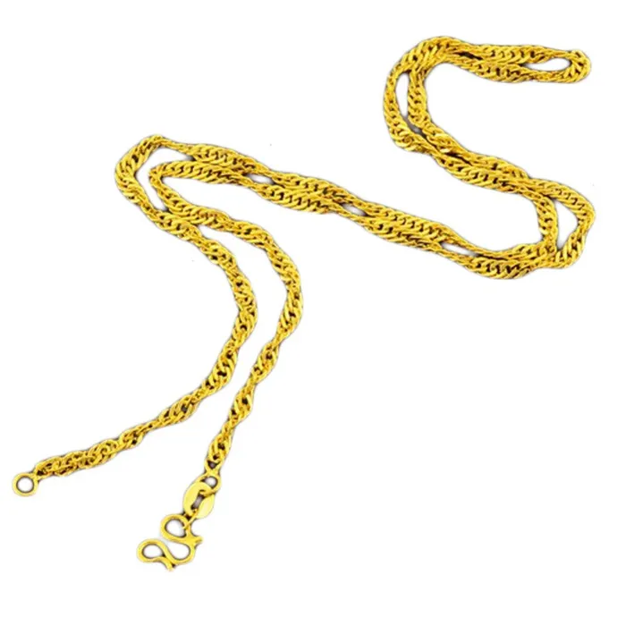 Exquisite Lightning Golden Wave Short Necklace sparklingselections Necklaces Exquisite Lightning Golden Wave Short Necklace sparklingselections Necklaces