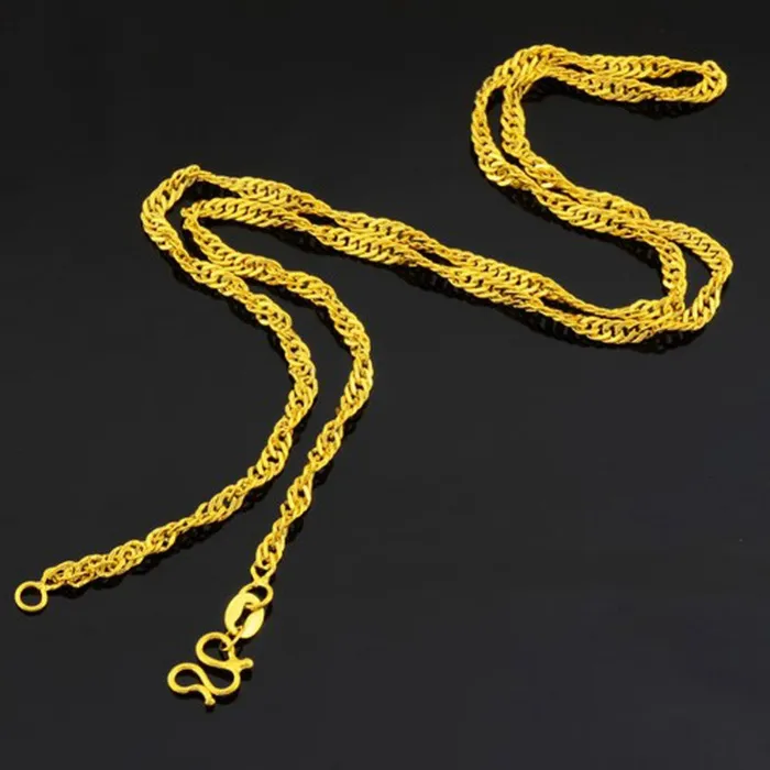 Exquisite Lightning Golden Wave Short Necklace sparklingselections Necklaces Exquisite Lightning Golden Wave Short Necklace sparklingselections Necklaces