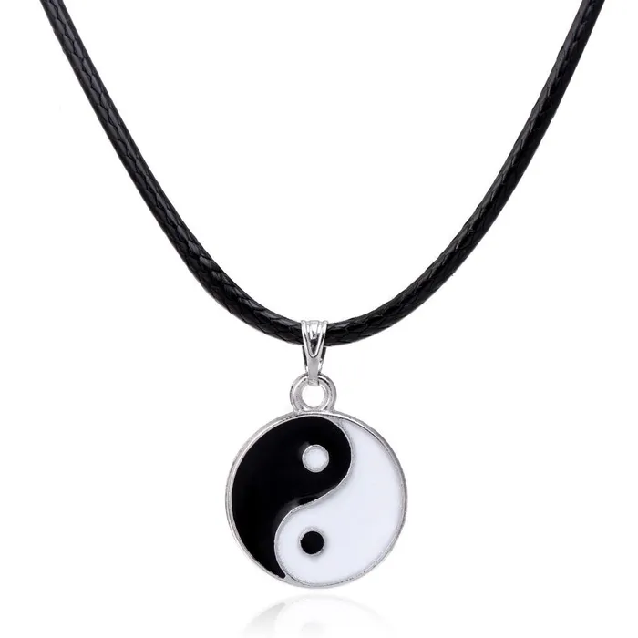 Fashion Leather Pendant Necklace sparklingselections Necklaces