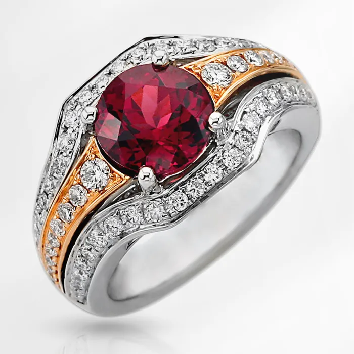 Frederic Sage Rhodolite Ring338648 Rings