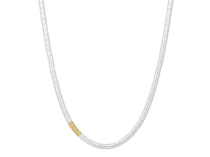 GG SILVER NEW Necklaces GURHAN Vertigo Sterling Silver SingleStrand Beaded Short Necklace Large Tube Beads GG SILVER NEW Necklaces GURHAN Vertigo Sterling Silver SingleStrand Beaded Short Necklace Large Tube Beads