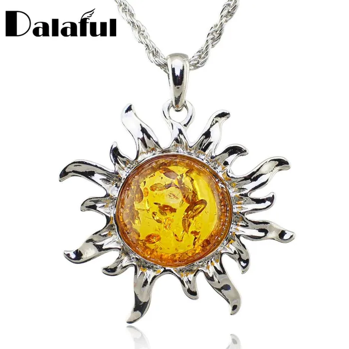 Honey Sun Lucky Flossy Pendant Necklace sparklingselections Necklaces