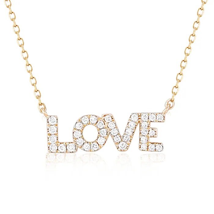 Love Diamond Necklace Aurelie Gi Necklaces