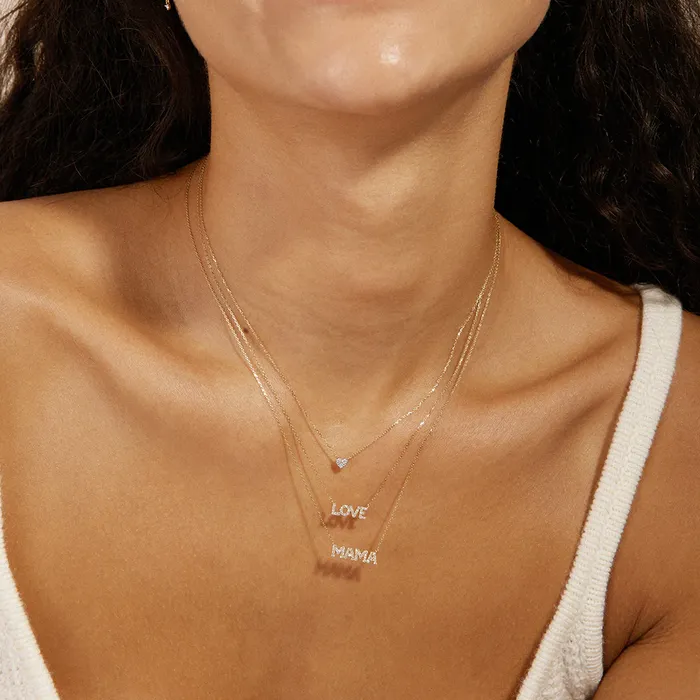 Love Diamond Necklace Aurelie Gi Necklaces