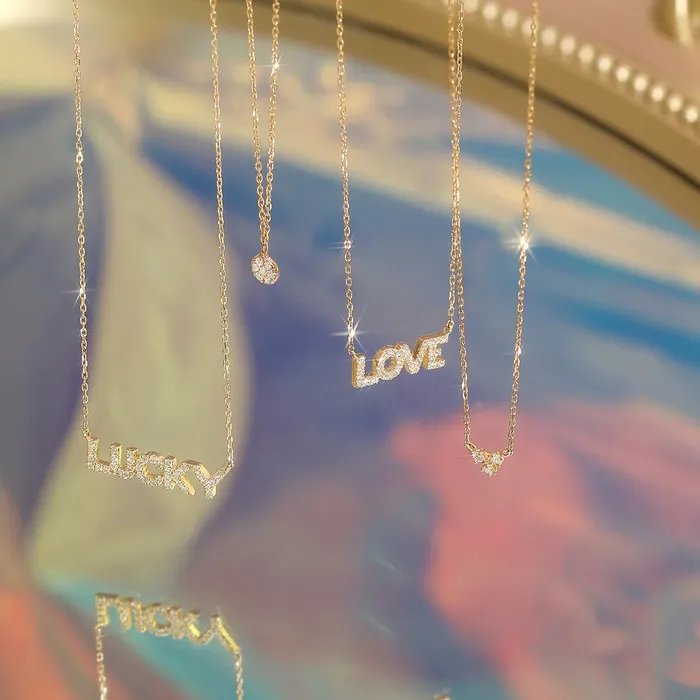 Love Diamond Necklace Aurelie Gi Necklaces