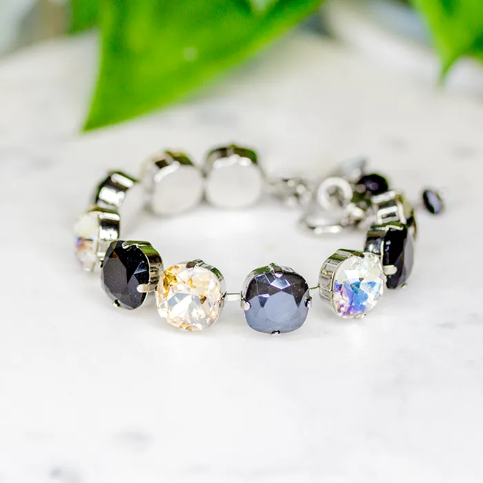 Mariana Bracelets Cushion Cut Bracelet in Black Orchid Mariana Bracelets Cushion Cut Bracelet in Black Orchid