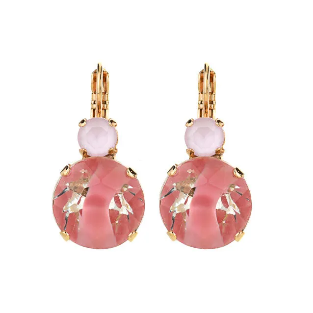 Mariana Mariana Extra Luxurious Double Stone Love Earrings Earrings