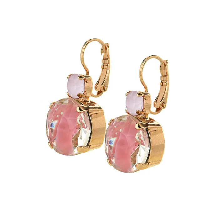 Mariana Mariana Extra Luxurious Double Stone Love Earrings Earrings