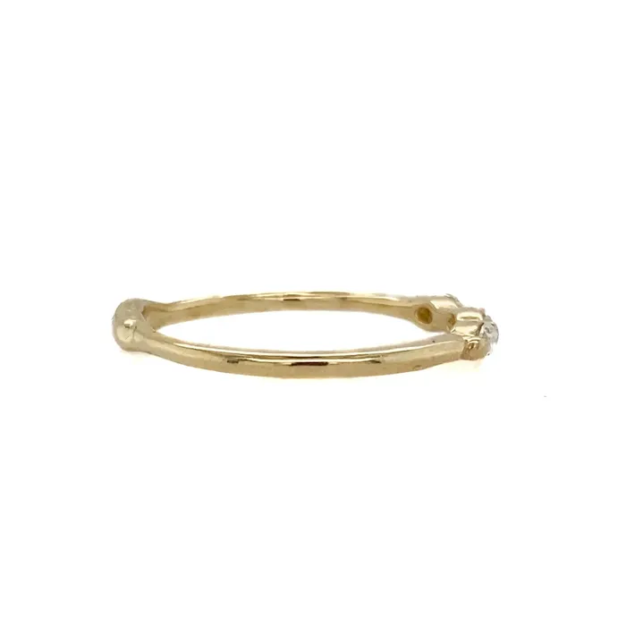 Marquis Diamond Trio Seagrass Band In 14k Gold Emily Amey Jewelry Rings