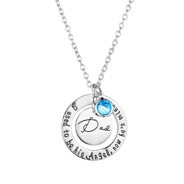 Necklaces sparklingselections I Used To Be HisHer Angel Now Memorial Necklace Necklaces sparklingselections I Used To Be HisHer Angel Now Memorial Necklace
