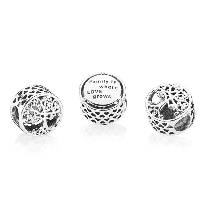 Pandora Charm Necklaces Pandora Family Roots Charm Pandora Charm Necklaces Pandora Family Roots Charm