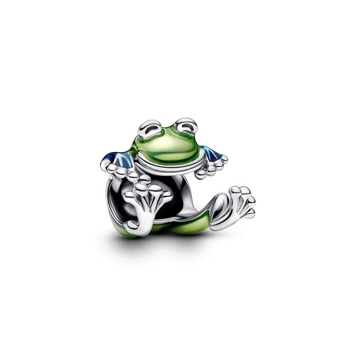 Pandora Climbing Frog Charm Pandora Charm Necklaces
