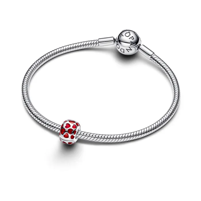 Pandora Hearts Round Clip Charm Pandora Charm Necklaces