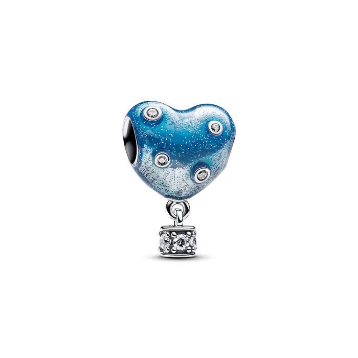 Pandora Hot Air Balloon Heart Charm Pandora Charm Necklaces