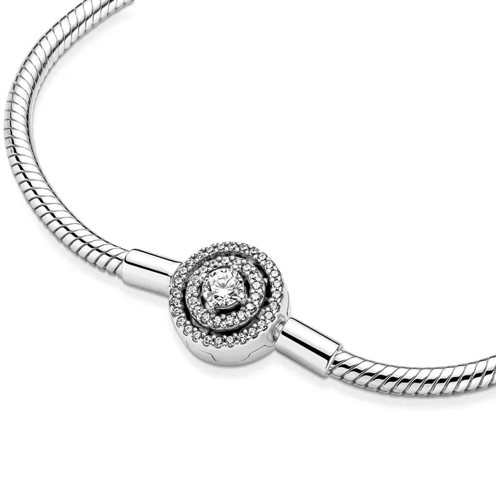 Pandora Moments Halo Snake Chain Bracelet Pandora Bracelets Pandora Moments Halo Snake Chain Bracelet Pandora Bracelets