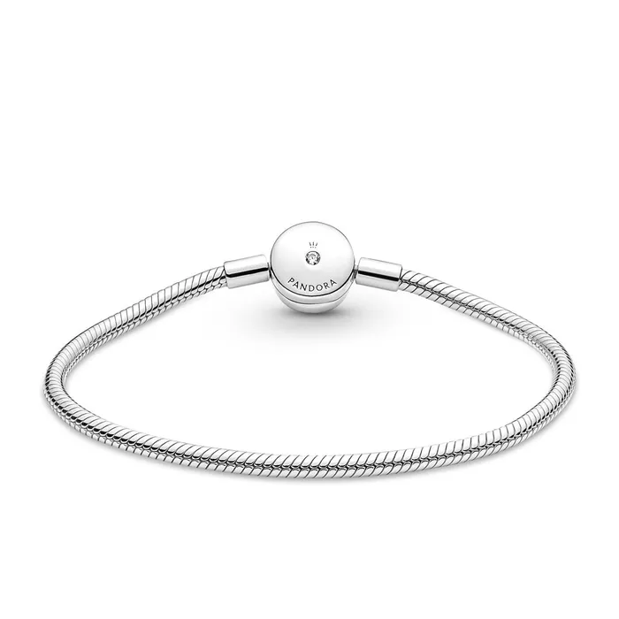 Pandora Moments Halo Snake Chain Bracelet Pandora Bracelets Pandora Moments Halo Snake Chain Bracelet Pandora Bracelets