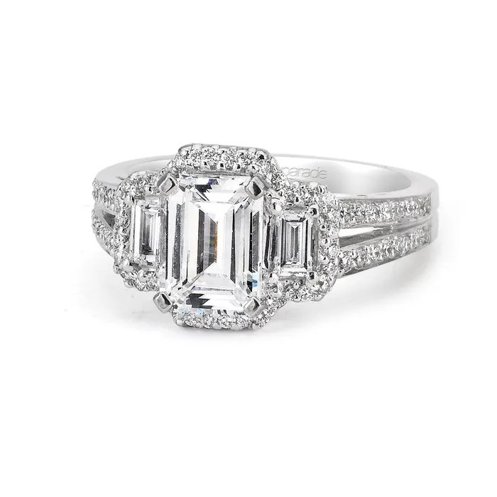 Parade Double Shank Square Diamond Ring345254 Parade Designs Rings