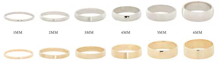 Rings Emily Amey Jewelry Morel Band in 14k White Gold