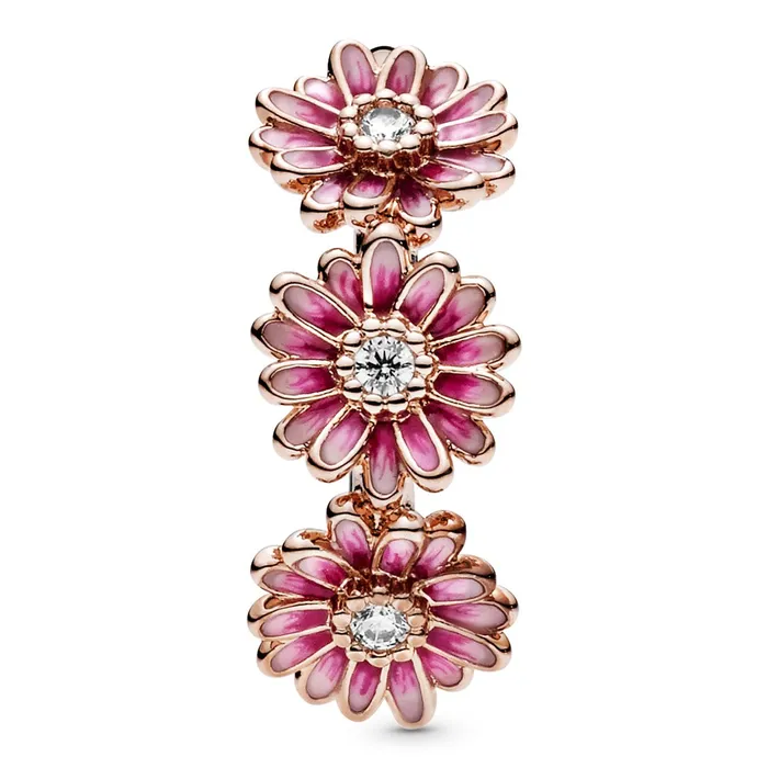 Rings Pandora Pandora Pink Daisy Flower Ring Rings Pandora Pandora Pink Daisy Flower Ring