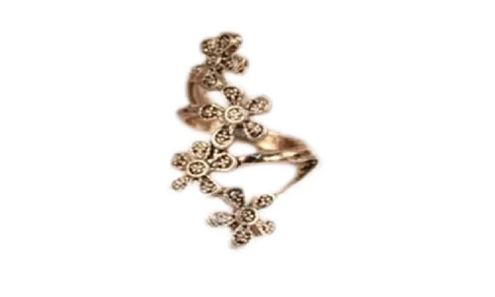 Rings sparklingselections Bohemia Cute Retro Plum Flower Blossom Ring