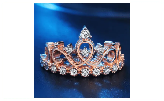 Sparkling Selections Rings Tiara Cubic Zirconia Wedding Engagement Ring for Women Sparkling Selections Rings Tiara Cubic Zirconia Wedding Engagement Ring for Women