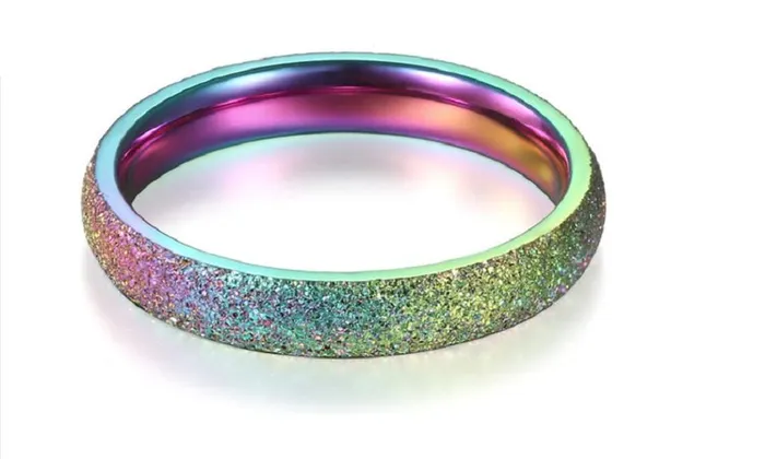 sparklingselections Bracelets Newest Fashion Jewelry Stainless Steel Rainbow Rings sparklingselections Bracelets Newest Fashion Jewelry Stainless Steel Rainbow Rings