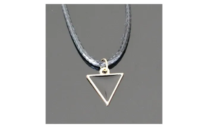sparklingselections Necklaces Silver Plated Triangle Pendant Necklace For Women sparklingselections Necklaces Silver Plated Triangle Pendant Necklace For Women