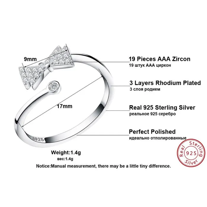 sparklingselections Real Sterling Silver Adjustable Rings Rings sparklingselections Real Sterling Silver Adjustable Rings Rings