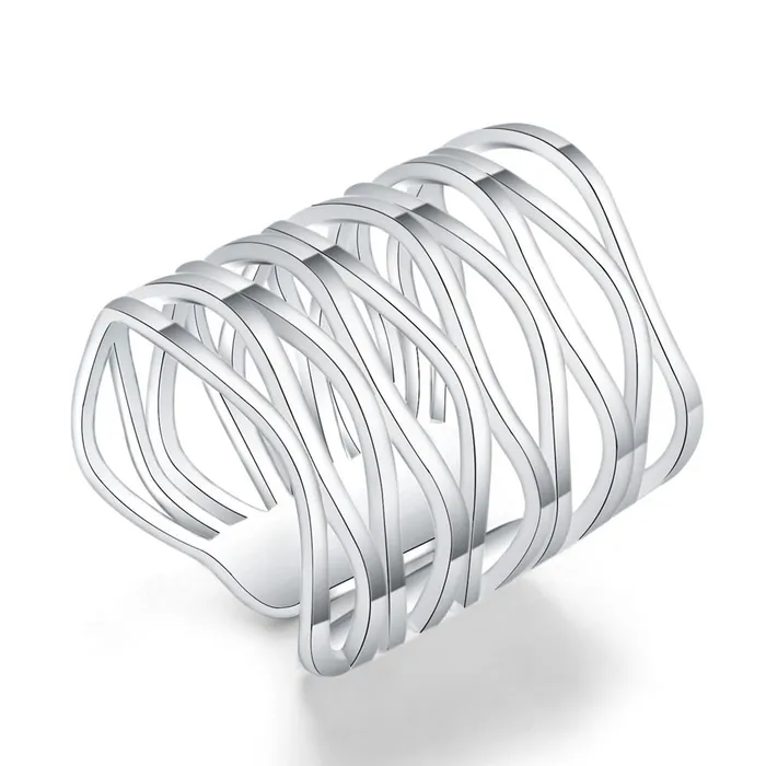 sparklingselections Rings Fashion Silver Plated Ring