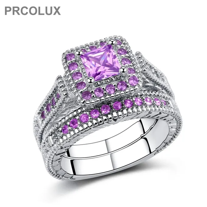 sparklingselections Rings Female Princess Cut Ring For Women