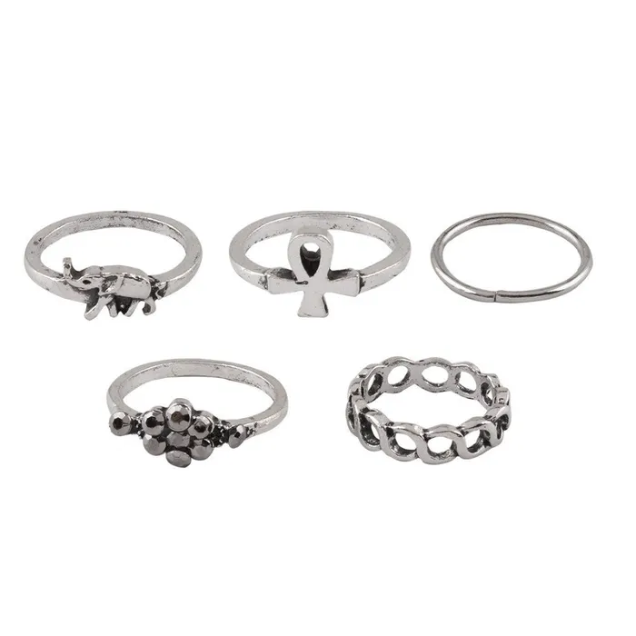 sparklingselections Rings New Fashion European and American Retro Ring Sets sparklingselections Rings New Fashion European and American Retro Ring Sets