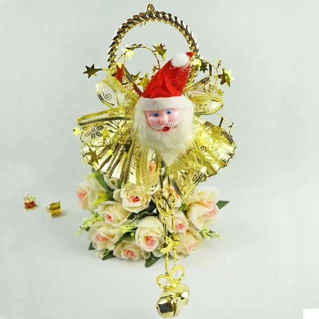 sparklingselections Santa Claus Christmas Tree Decoration And Gifts Bell Charm Pendant Christmas Decoration Necklaces sparklingselections Santa Claus Christmas Tree Decoration And Gifts Bell Charm Pendant Christmas Decoration Necklaces