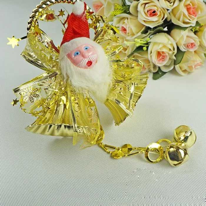 sparklingselections Santa Claus Christmas Tree Decoration And Gifts Bell Charm Pendant Christmas Decoration Necklaces sparklingselections Santa Claus Christmas Tree Decoration And Gifts Bell Charm Pendant Christmas Decoration Necklaces
