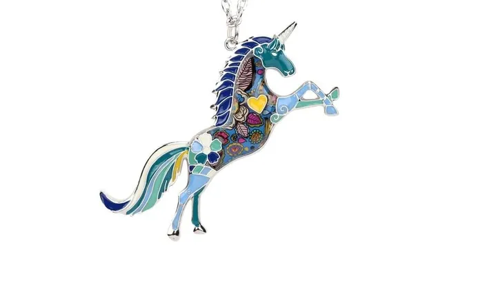 sparklingselections Womens Unicorn Horse Pendants Necklace Necklaces