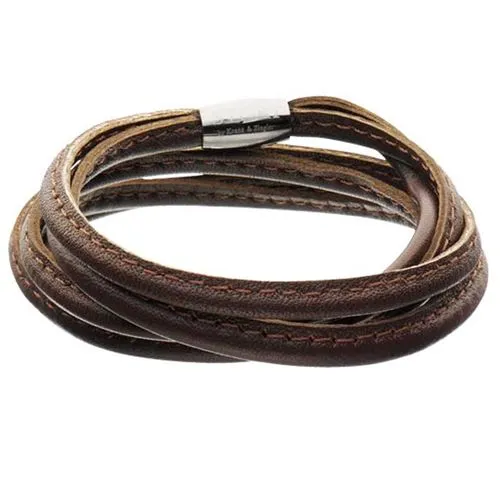 STORY Bracelets STORY by Kranz Ziegler Triple Wrap Double Strand Brown Lambskin Bracelet RETIRED ONLY 3 LEFT STORY Bracelets STORY by Kranz Ziegler Triple Wrap Double Strand Brown Lambskin Bracelet RETIRED ONLY 3 LEFT
