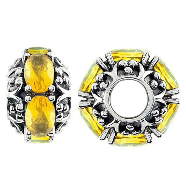 Storywheels Citrine Sterling Silver Wheel 330886 Storywheels Rings