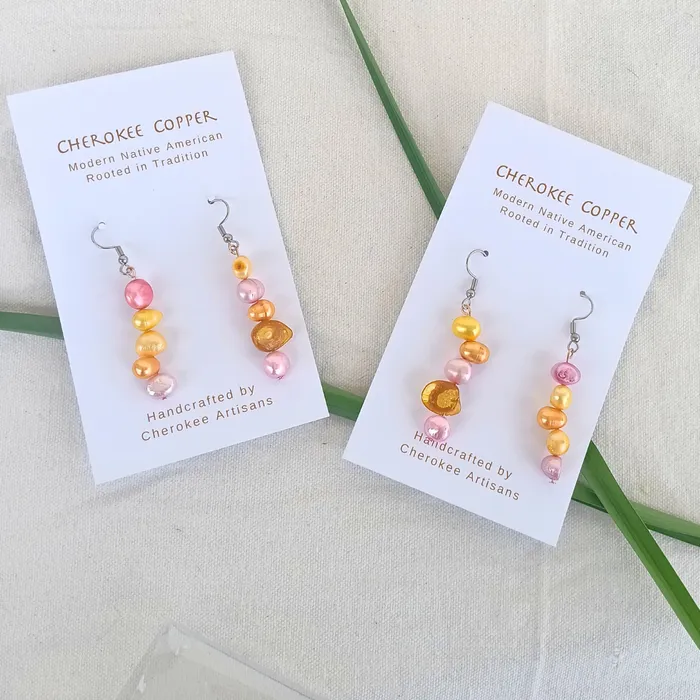 Sweet Corn Drop Earrings Cherokee Copper Earrings