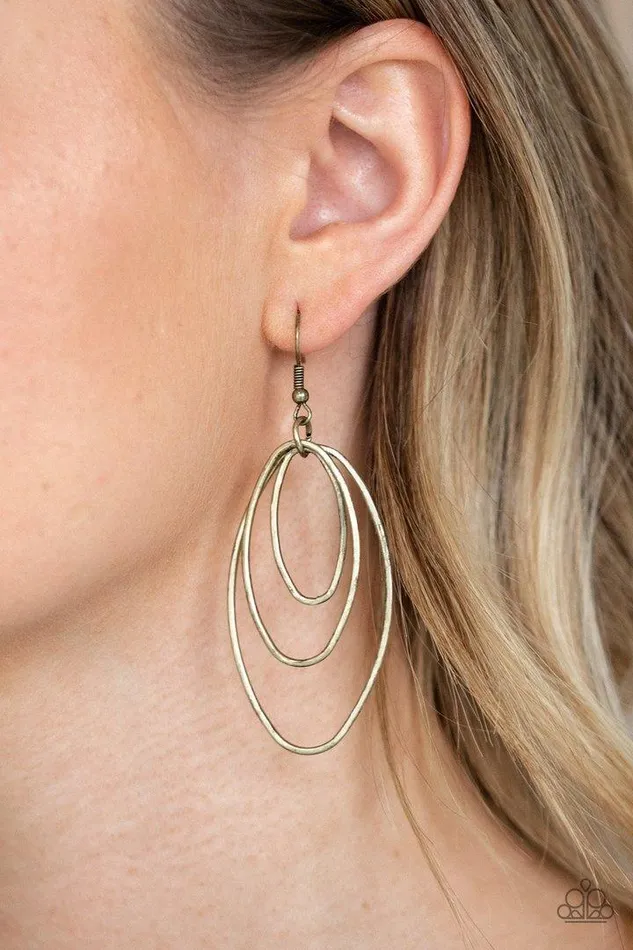 All OVAL the Place Brass Earrings Jewelry By Bretta Paparazzi Accessories Earrings All OVAL the Place Brass Earrings Jewelry By Bretta Paparazzi Accessories Earrings