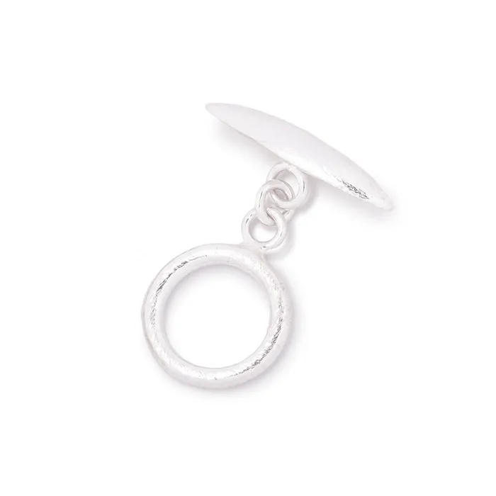 Beadsofcambaycom 135mm Sterling Silver Toggle Brushed Marquise Design 1 piece Rings Beadsofcambaycom 135mm Sterling Silver Toggle Brushed Marquise Design 1 piece Rings