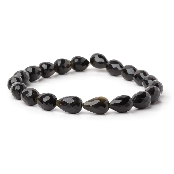 Beadsofcambaycom Earrings 811mm Golden Sheen Obsidian Straight Drill Tear Drop 725 in 19 Beads Beadsofcambaycom Earrings 811mm Golden Sheen Obsidian Straight Drill Tear Drop 725 in 19 Beads