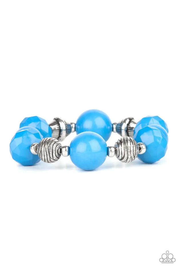 Bracelets Paparazzi Accessories Day Trip Discovery Blue Bracelet Jewelry by Bretta